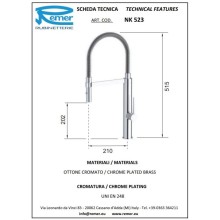 Смеситель для кухни Remer NK523