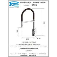 Смеситель для кухни Remer SR541