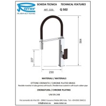 Смеситель для кухни Remer Q502