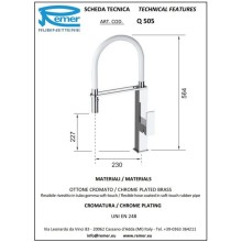 Смеситель для кухни Remer Q505