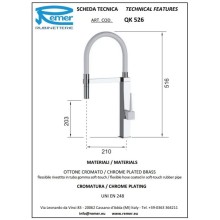 Смеситель для кухни Remer QK526