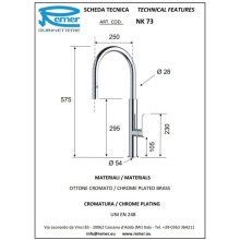 Смеситель для кухни Remer NK73