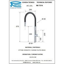 Смеситель для кухни Remer NK73N