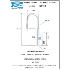 Смеситель для кухни Remer QK73B