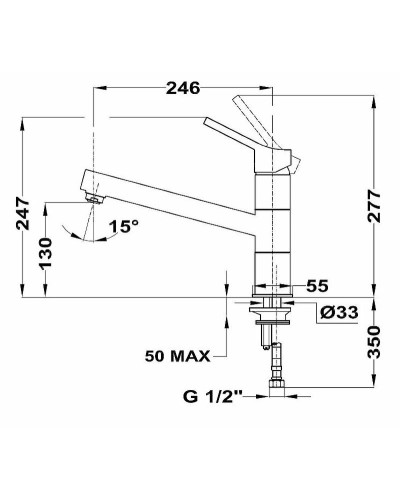 Смеситель для кухни Teka Kitchen Series 539930210 Хром
