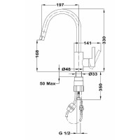 Смеситель для кухни Teka Kitchen Series 469380210 Хром