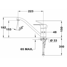 Смеситель для кухни Teka Mallorca 329136210 Хром