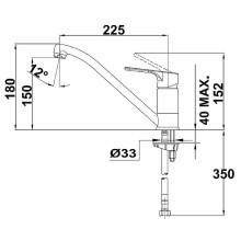 Смеситель для кухни Teka Alcudia 4691362C0 Хром