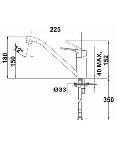 Смеситель для кухни Teka Alcudia 4691362C0 Хром