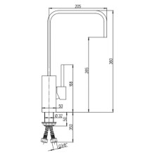 Смеситель для кухни Paini DAX-R 84PW572R