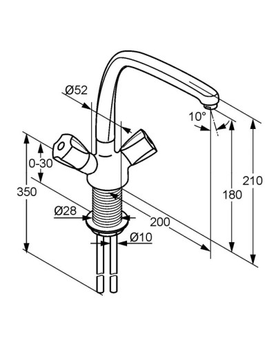 Смеситель для кухни Kludi Standard 316230515