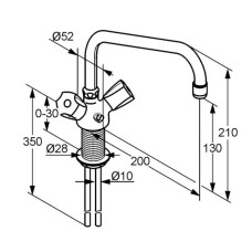 Смеситель для кухни Kludi Standard 316560515