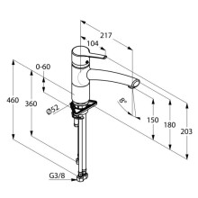 Смеситель для кухни Kludi Trendo 335750575