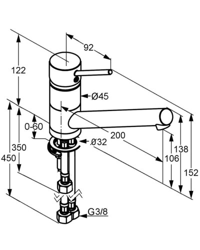 Смеситель для кухни Kludi Scope 339390575