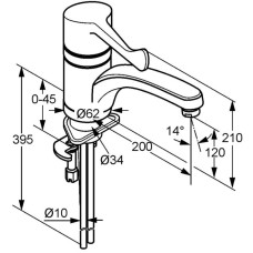 Смеситель для кухни Kludi Medi Care 349080534