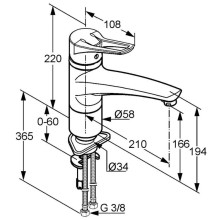 Смеситель для кухни Kludi MX 399048262