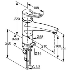 Смеситель для кухни Kludi MX 399048262