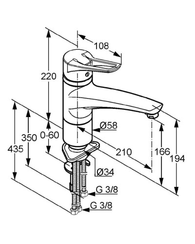 Смеситель для кухни Kludi MX 399050562