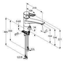 Смеситель для кухни Kludi MX 399070562