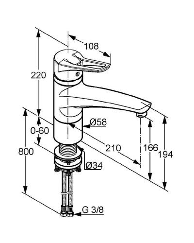 Смеситель для кухни Kludi MX 399340562