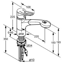 Смеситель для кухни Kludi MX 399419262