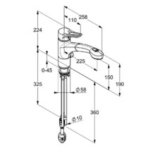 Смеситель для кухни Kludi MX 399450562