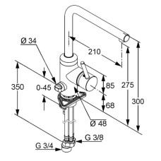 Смеситель для кухни Kludi L-ine 428160577