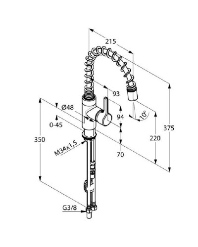 Смеситель для кухни Kludi Bingo Star 428550578