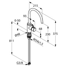 Смеситель для кухни Kludi Bingo Star 428579678