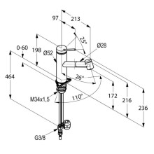 Смеситель для кухни Kludi Tangenta 44941F875