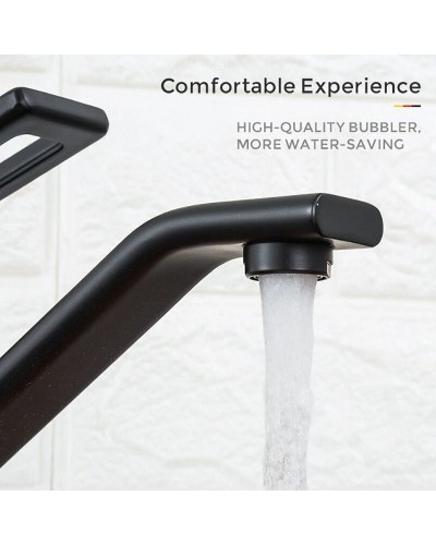 Смеситель для кухни Gappo G17-6 G4517-6 Черный матовый