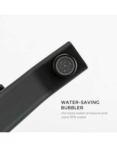 Смеситель для кухни Gappo G17-6 G4517-6 Черный матовый