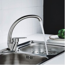 Смеситель для кухни Haiba HB41801-2 Нержавеющая сталь