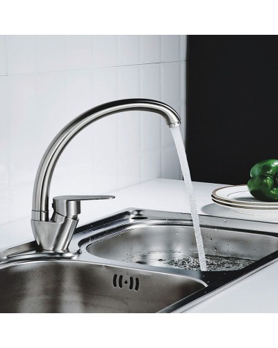 Смеситель для кухни Haiba HB41801-2 Нержавеющая сталь