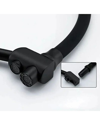 Смеситель для кухни Haiba HB76855-7 Черный матовый