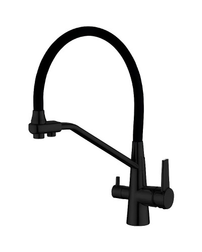 Смеситель для кухни Haiba HB76855-7 Черный матовый