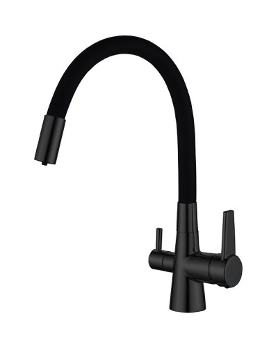 Смеситель для кухни Haiba HB76859-7 Черный матовый