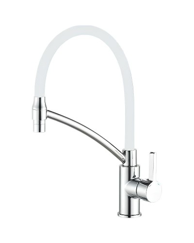 Смеситель для кухни Haiba HB73643-8 Хром Белый