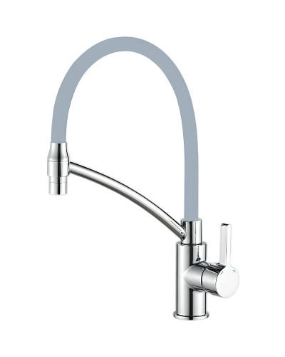 Смеситель для кухни Haiba HB73643-3 Хром Серый