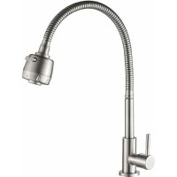 Кран для одного типа воды Haiba HB4181 Нержавеющая сталь