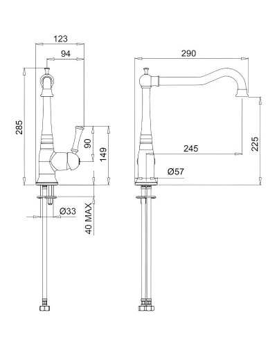 Смеситель для кухни Migliore Dallas 18270 Золото