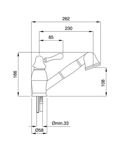 Смеситель для кухни Migliore Maya 18193 Бронза
