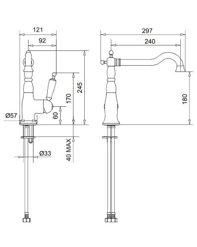 Смеситель для кухни Migliore Oxford 18274 Золото