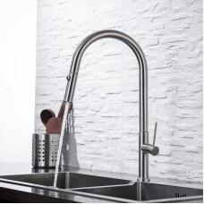 Смеситель для кухни Allen Brau Sprungfeder 5.60002-SS Брашированная сталь