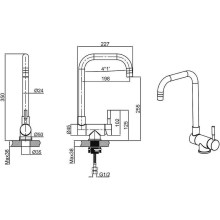 Смеситель для кухни Allen Brau Fenster 5.60003-00 Хром