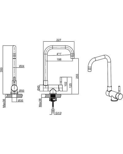Смеситель для кухни Allen Brau Fenster 5.60003-00 Хром