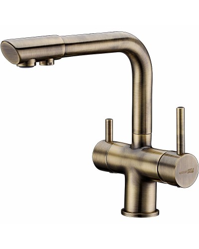 Смеситель для кухни WasserKRAFT A8037 Бронза светлая