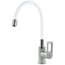 Смеситель для кухни Rossinka Z35-35U-White Белый Хром