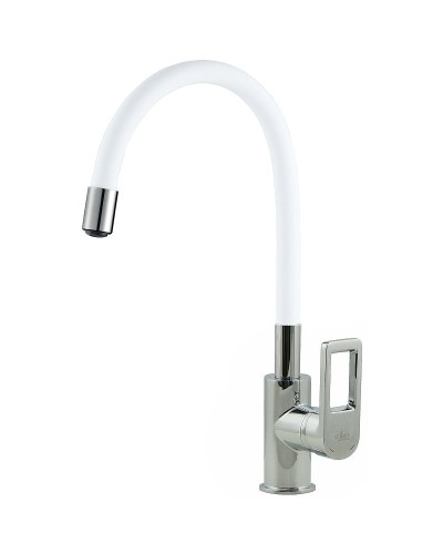 Смеситель для кухни Rossinka Z35-35U-White Белый Хром