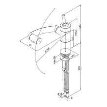 Смеситель для кухни Damixa Arc 290007364 Черный матовый